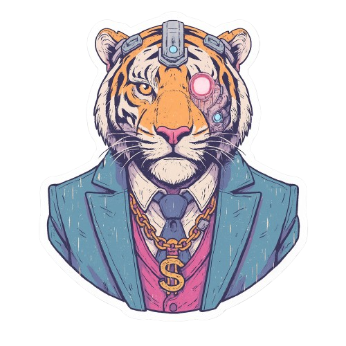 Tiger sticker